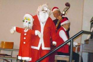 Lois Webster and friend performed with Fiddlers and Friends at the “Sing in the Joy” concert at the Maberly hall on December 6